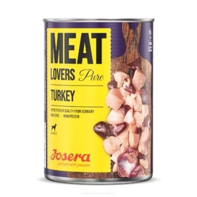 Afbeelding van 6x400g Kalkoen Meatlovers Pure Josera Hondenvoer