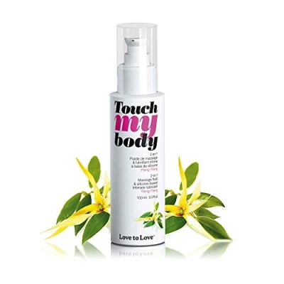 Afbeelding van Touch my body Glijmiddel en massageolie in 1 Ylang