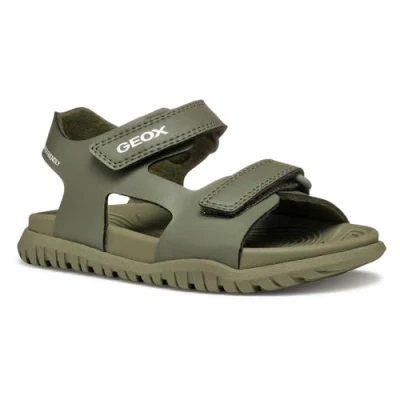 Afbeelding van Geox Fusbetto Unisex Sandalen voor kinderen, Maat: 25, Military Textiel