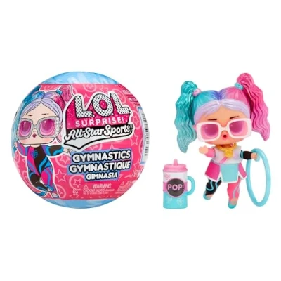 Image de L.O.L. Surprise! All Star Sports Gymnastics Poupée Mannequin sur le Thème de la Gymnastique avec 8 Surprises dont une Sport et Poutre Pour les Filles 3 Ans Plus