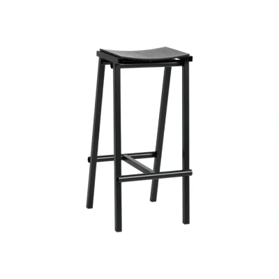 Afbeelding van Hay Taburete 8 Barstool Hoog Zwart Pot Interieur
