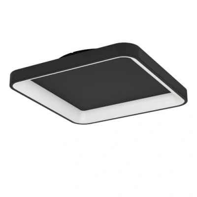 Afbeelding van EGLO Loretello Plafondlamp Wandlamp LED 35 cm Zwart Instelbaar wit licht Dimbaar