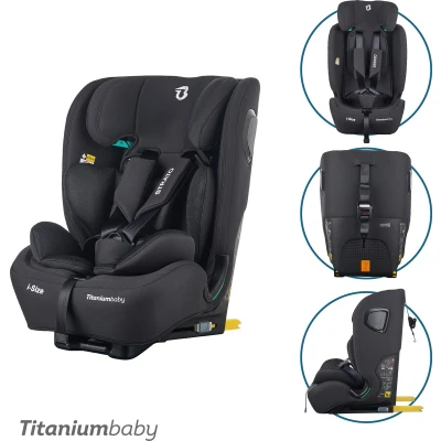 Afbeelding van Titanium Baby Autostoel Strato I Size Zwart