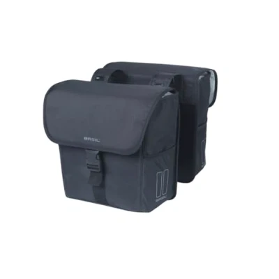Afbeelding van Basil GO dubbele fietstas, 32L, solid black