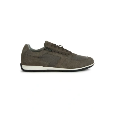 Afbeelding van Geox U Ionio Sneakers laag, Heren, Maat: 41, Dove grey Leer en textiel