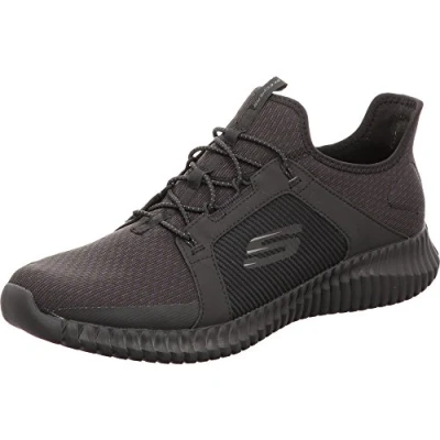 Afbeelding van Skechers Elite Flex Adrenaline Shot, herensneakers, Black Mesh Trim