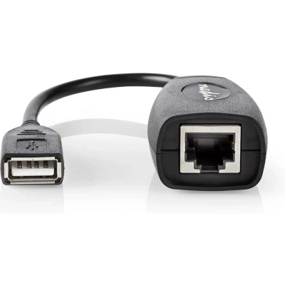 Afbeelding van Nedis Actieve USB Kabel CCGB60EXTBK500 Zwart Black / 0.20 m