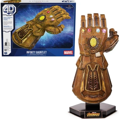 Afbeelding van Bouwspel Marvel Infinity Gauntlet 142 Onderdelen 23,8 x 25,4 49,2 cm Multicolour