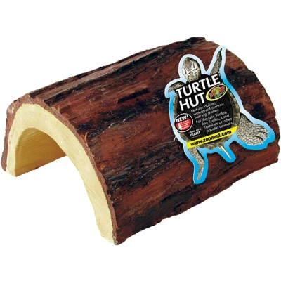 Afbeelding van Zoo Med Turtle Hut Schildpad Kunststof Boomstronk Large 16x17x7cm