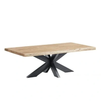 Afbeelding van Boomstam salontafel Live Edge 120 cm