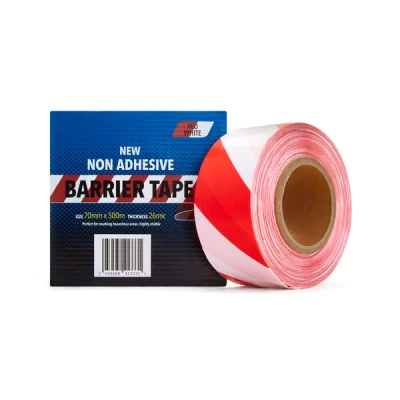 Afbeelding van Afzetlint Rood/Wit Rol 500M