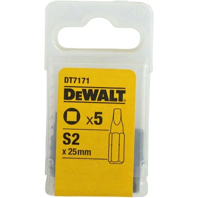 Afbeelding van DeWALT DT7171 Vierkante schroefbit 25mm R2 VE=5