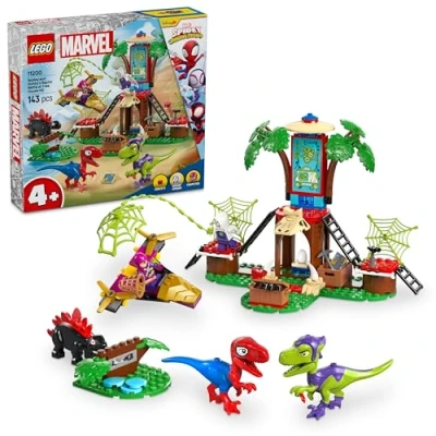 Image de LEGO® Spidey 11200 contre le raptor de Gobby à la cabane dans l’arbre