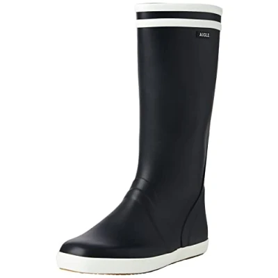 Afbeelding van Aigle Goeland regenlaarzen &amp; enkellaarzen voor heren, Navy Wit