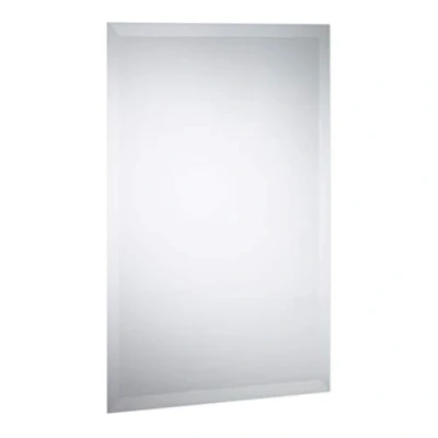 Afbeelding van Relaxdays wandspiegel zonder lijst 40x60 cm facet spiegel verticaal horizontaal