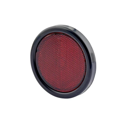 Afbeelding van Reflector rood Ø95mm PVC rand 8RA 002 016 121