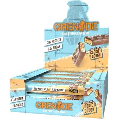 Afbeelding van Grenade Protein Bars 12repen Choco Chip Cookie