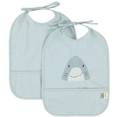 Afbeelding van Trixie Bavoir 2 pièces imperméable Mr. Shark.