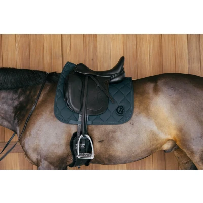 Afbeelding van Kentucky Horsewear Zadeldoek 3D Wave Zadeldekje Dressuur dannengroen