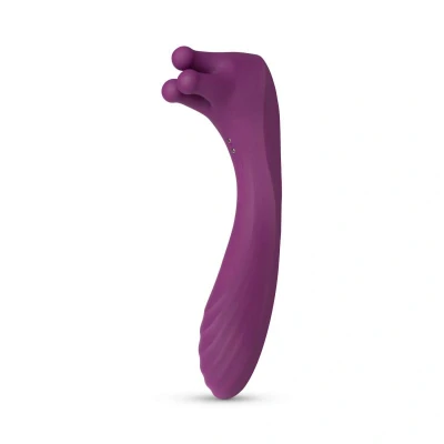 Afbeelding van Vibrator Met Roterende Balletjes Paars