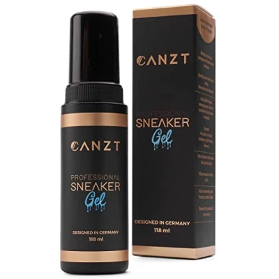 Afbeelding van Canzt Professional Sneaker Gel de hoogwaardige schoenreinigingsgel, inclusief borstel, voor een effectieve en zachte reiniging van sneakers schoenen, Helder