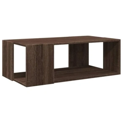 Image de vidaXL Table basse chêne marron 89,5x48x30 cm bois d&#039;ingénierie848156
