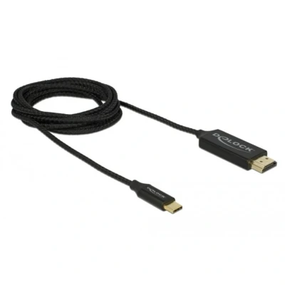 Afbeelding van Premium USB C naar HDMI kabel met DP Alt Mode (4K 60 Hz) / nylon 2 meter