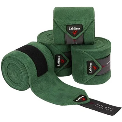 Afbeelding van LeMieux Bandages Luxury Polo Set van 4 Hunter Groen Full