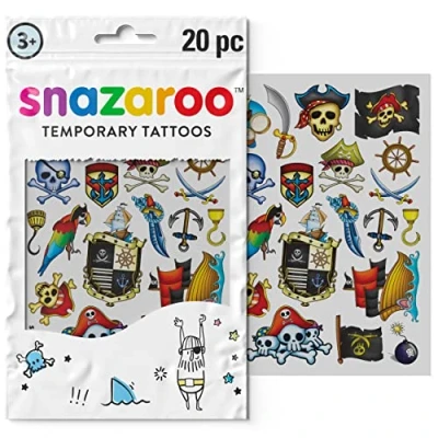 Afbeelding van Snazaroo 20 Tijdelijke Tattoos Jongens