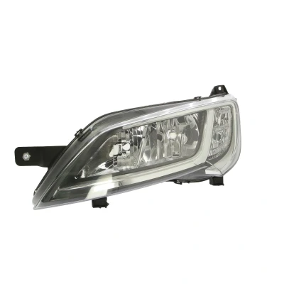 Afbeelding van TYC 20 14776 05 2 Koplampen Links H7/H7, W21/5W Met daglicht voor rechtsrijdend verkeer elektromotor FIAT: Ducato III Van
