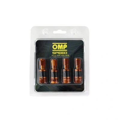 Afbeelding van Klep OMP Oranje Aluminium 4 uds