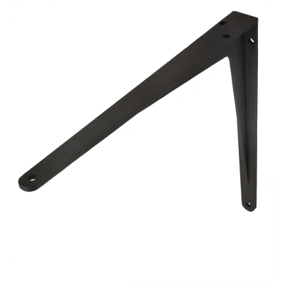 Afbeelding van Wovar Plankdrager Zwart Herakles Aluminium 400 x 350 mm Per Stuk