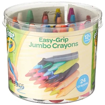 Afbeelding van My First Crayola 24 grote jumbo potloden met eenvoudige grip, meerkleurig