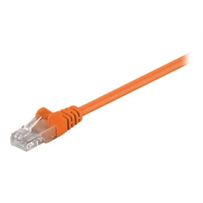 Image de goobay Câble réseau RJ 45 (M) pour 15 m UTP CAT 5e moulé, sans crochet orange