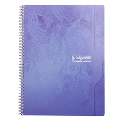 Afbeelding van Calligraphe Notitieboek, spiraalbinding, 24 x 32 cm, geruit, 90 vellen, 70 g, verschillende kleuren, 5 stuks