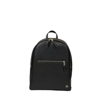 Afbeelding van Armani Exchange Essentiel, logo tout autour, poche zippée Elba, Noir, Einheitsgröße