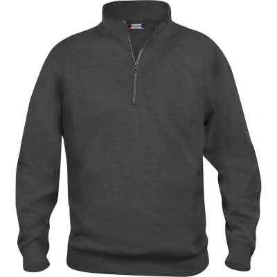 Afbeelding van Clique Basic Half Zip 021033 Grijs melange