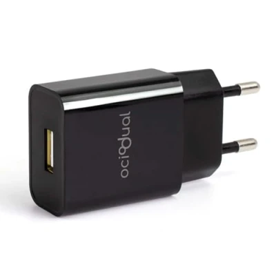 Afbeelding van OcioDual 1 x USB 5V 2.1A 10W Smartphone Charger Oplader Power Adapter Snel Opladen Model: ST660 Zwart