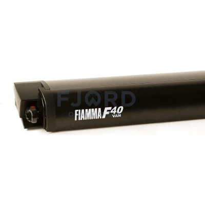 Afbeelding van Fiamma F40van 270 Cassetteluifel Deep Black Royal Grey Grijs Cassetteluifels