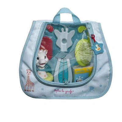 Image de Trousse de toilette Vulli Sophie la girafe avec accessoires