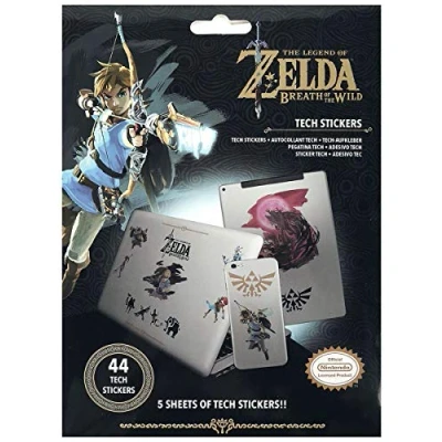 Afbeelding van the Legend of Zelda Breath Wild Tech Sticker Pack