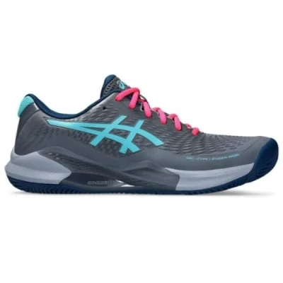 Afbeelding van Asics Gelchallenger 14 Padelschoenen, Heren, Maat: 47, Metropolis/energy aqua Kunststof/ textiel