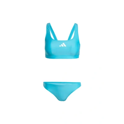 Afbeelding van adidas Performance 3STRIPES Vback Bikini Lucid cyan white, Dames, Maat: 38, white