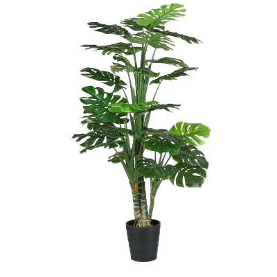 Afbeelding van Mica Decorations monstera in plastic pot maat cm: 160 x 80