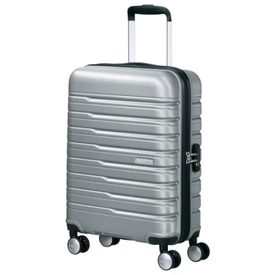 Image de American Tourister Flashline Spinner S, bagage à main, 55 cm, 34 L, argenté (Sky Silver)