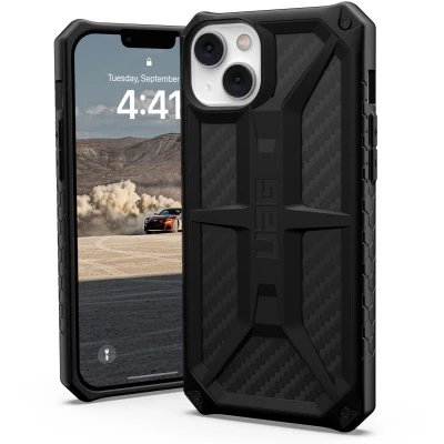 Afbeelding van Urban Armor Gear Monarch Case Apple iPhone 14 Plus Carbon