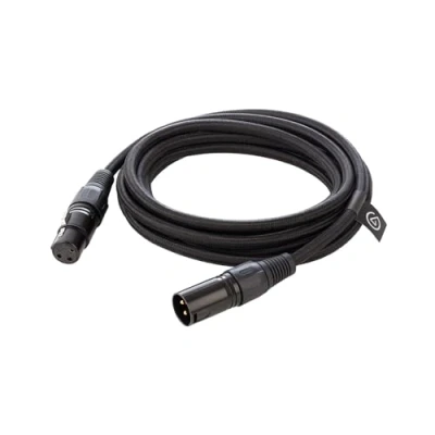 Image de Elgato XLR Cable, Câble de micro blindé pour les enregistrements studio, la production live, avec connecteurs plaqués or, mâle vers femelle, des niveaux ou ligne analogique symétrique, 3 m