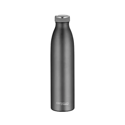 Afbeelding van TC Bottle Thermosfles 0,75 liter, roestvrij staal, volledig lekvrij, voor school, kantoor, steengrijs, 12 uur warm/24 koud, drinkfles