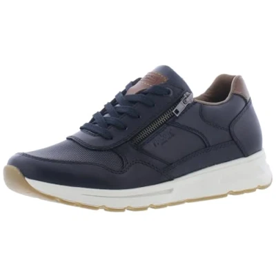 Afbeelding van Rieker Sneakers laag, Heren, Maat: 47, Blau Leer