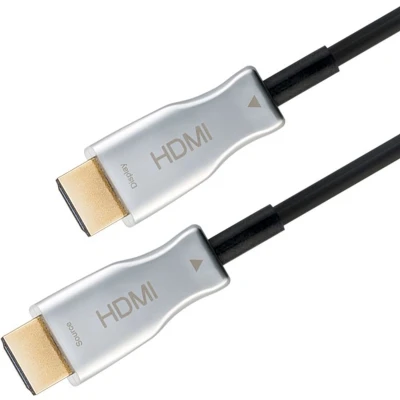 Afbeelding van Goobay 65568, 30 m, HDMI Type A (Standaard), 3D, 18 Gbit/s, Zwart, Zilver